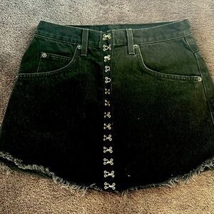 Carmar mini denim jeans skirt sz 27